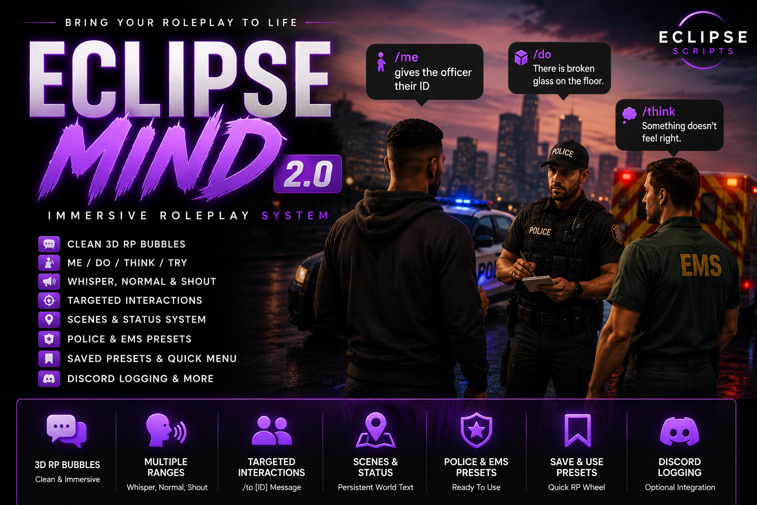 🔥Eclipse /Me | Eclipse Studios FiveM