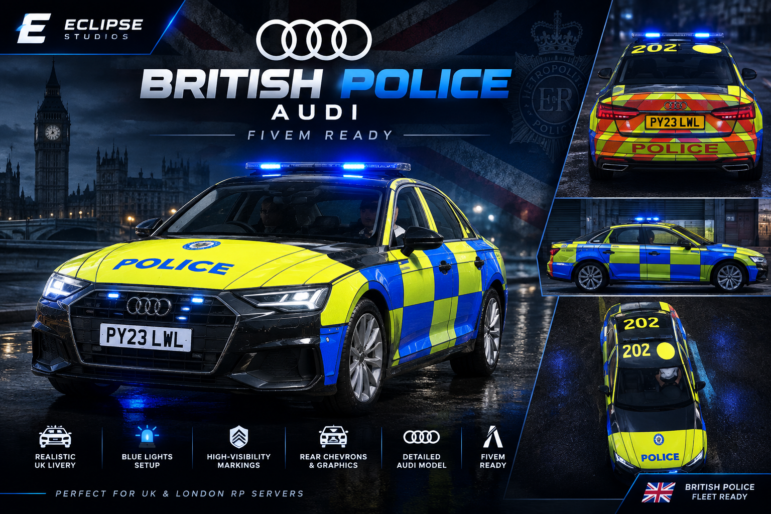 British police Audi preview